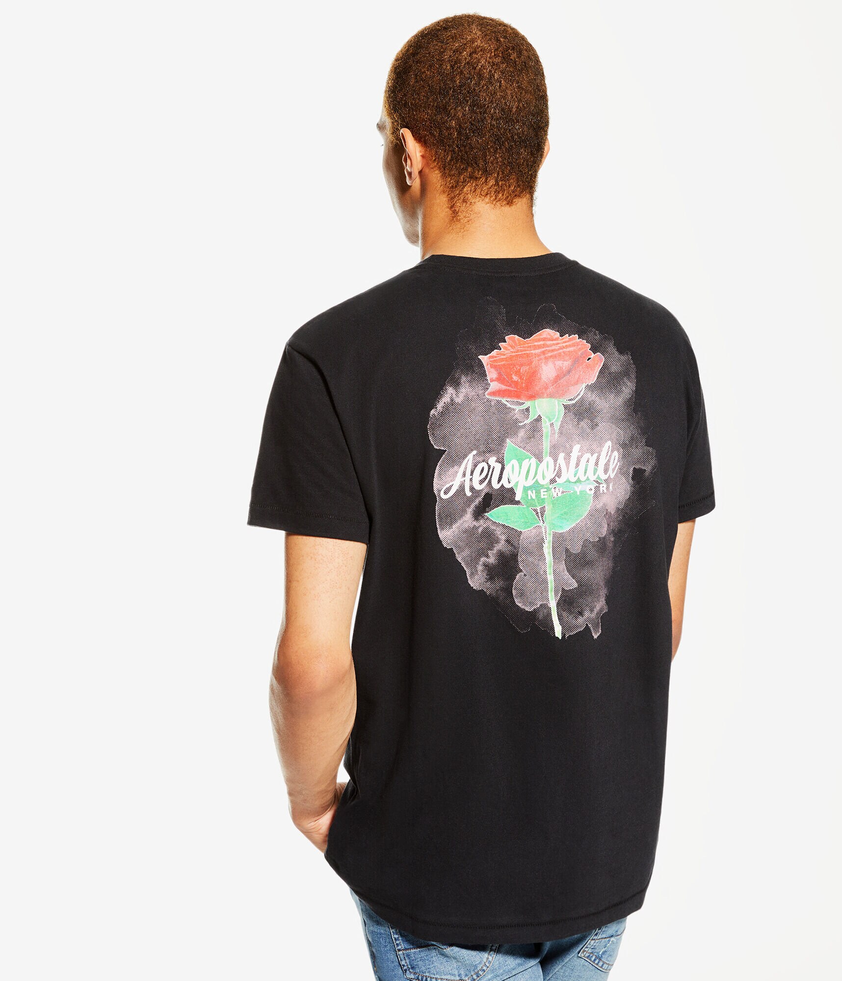 Aeropostale Rose Graphic Tee