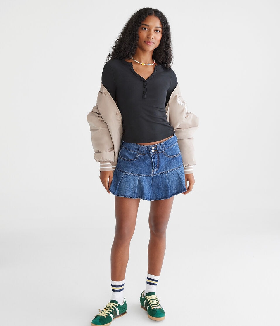 Long Sleeve Buttery Soft V-Neck Henley