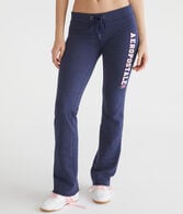 Aeropostale Rose Fit & Flare Sweatpants