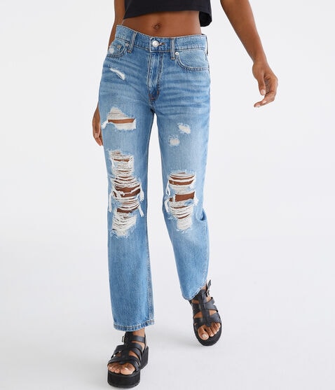 High-Waisted Mom Jean