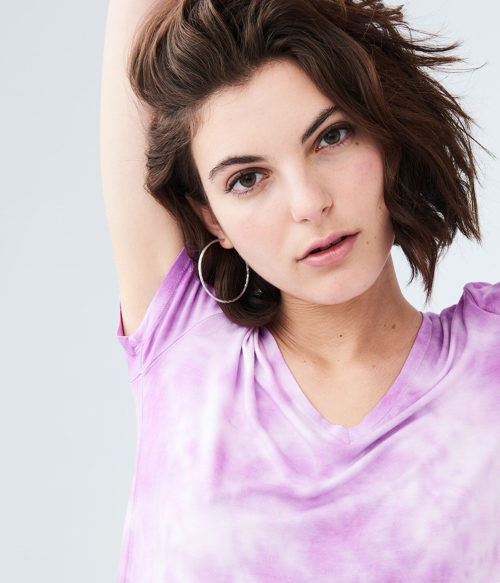 Seriously Soft Tie-Dye V-Neck Tee