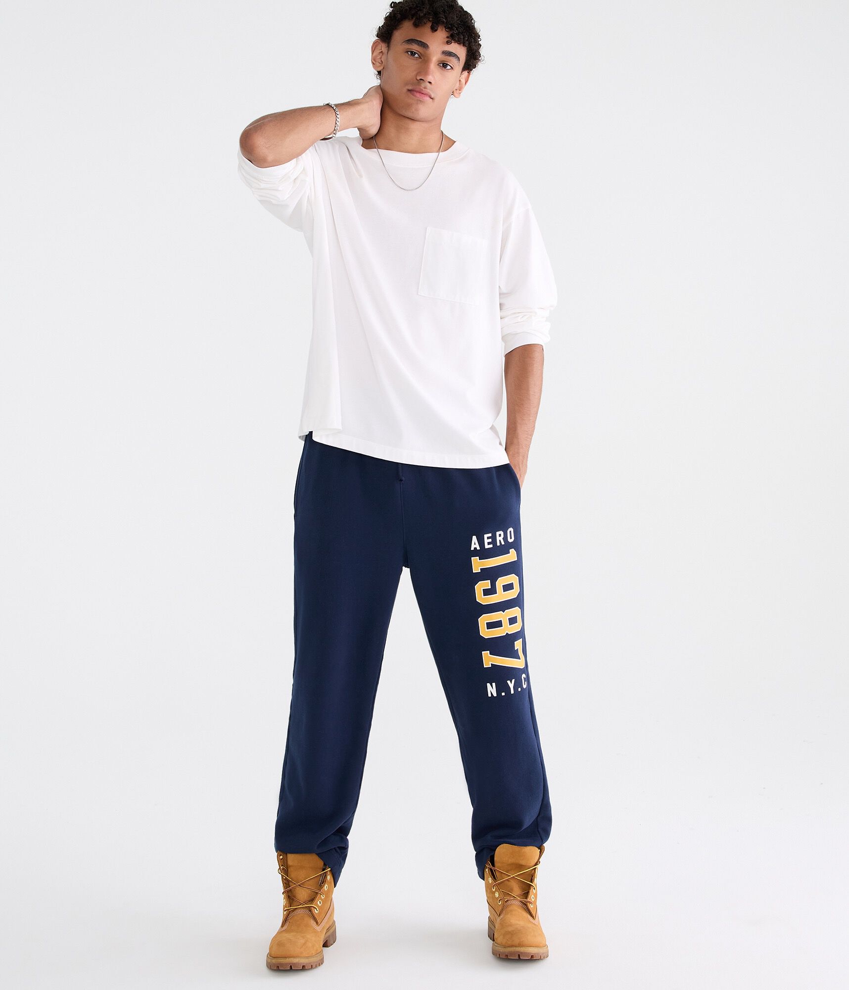 Aero 1987 Straight Leg Sweatpants