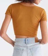 Wear 2 Ways Seamless Knotted Crop Top