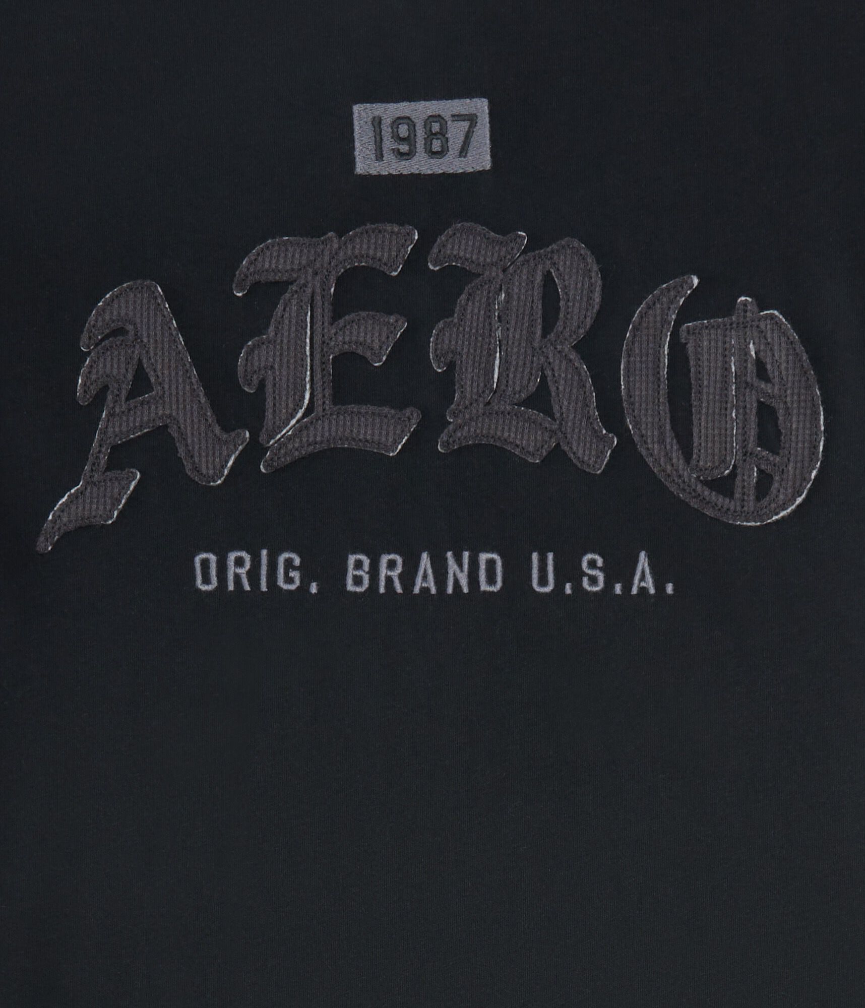 Aero Tonal Gothic Appliqu&eacute; Graphic Tee