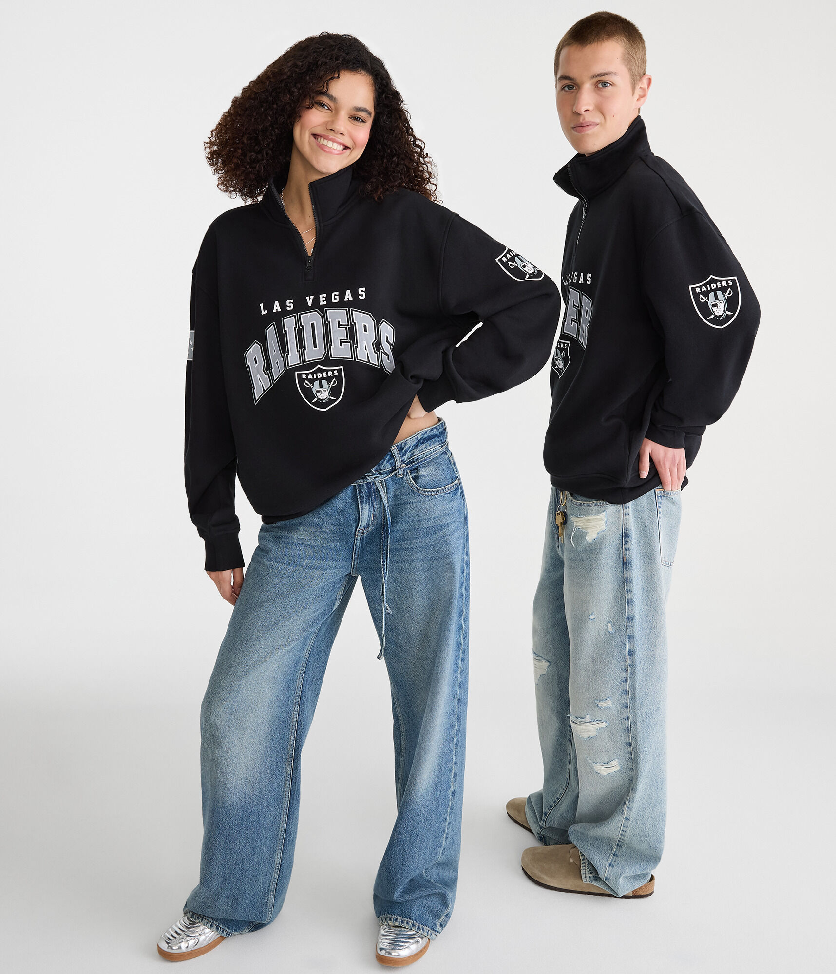 Las Vegas Raiders Quarter-Zip Sweatshirt