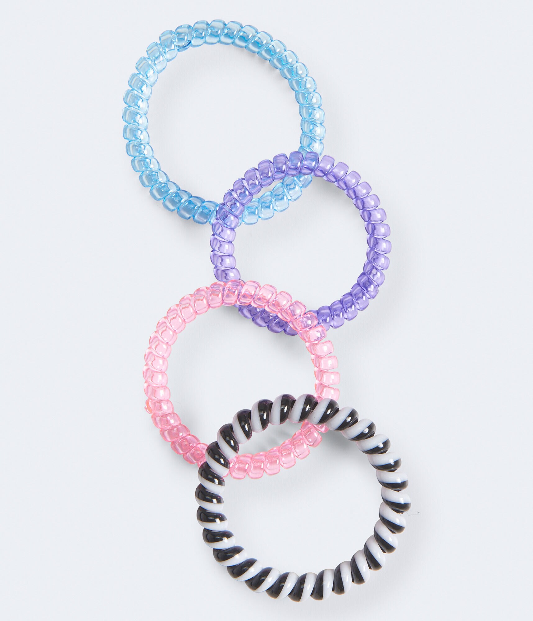 Small Coil Ponytail Holder 4-Pack