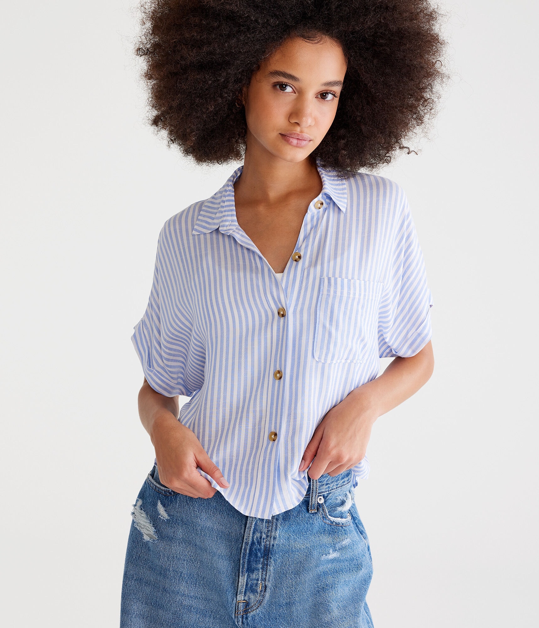 Vertical Stripe Shirt