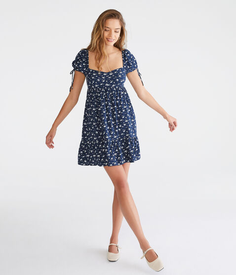 Floral Sweetheart Babydoll Dress Floral Sweetheart Babydoll Dress