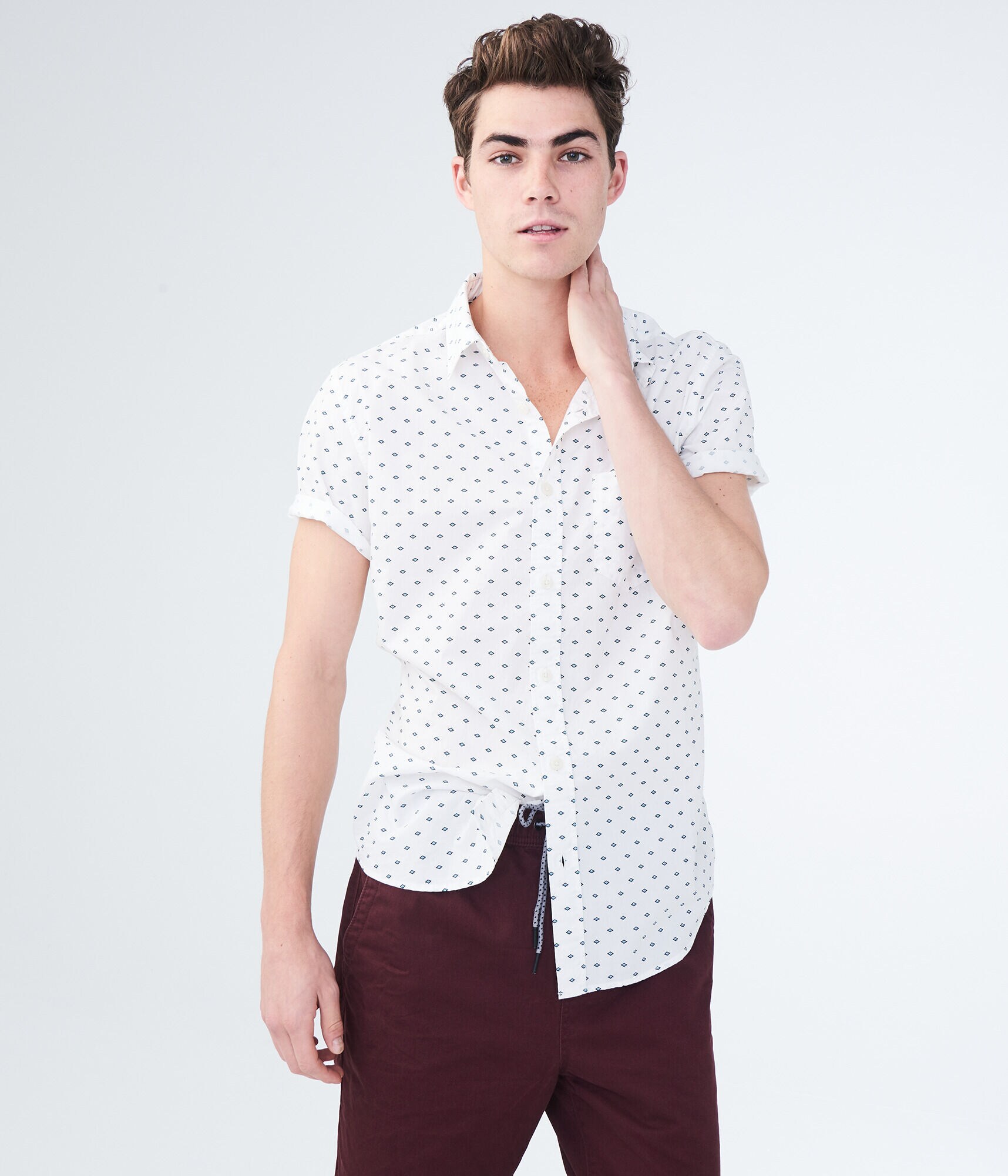 Geo Print Woven Shirt