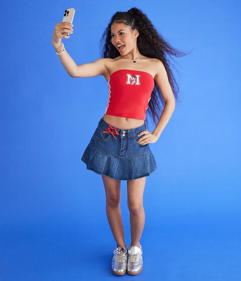 Mickey & Friends | Aero Mickey Mouse M Cropped Tube Top