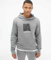 Aero Vertical Stripe Letter Pullover Hoodie