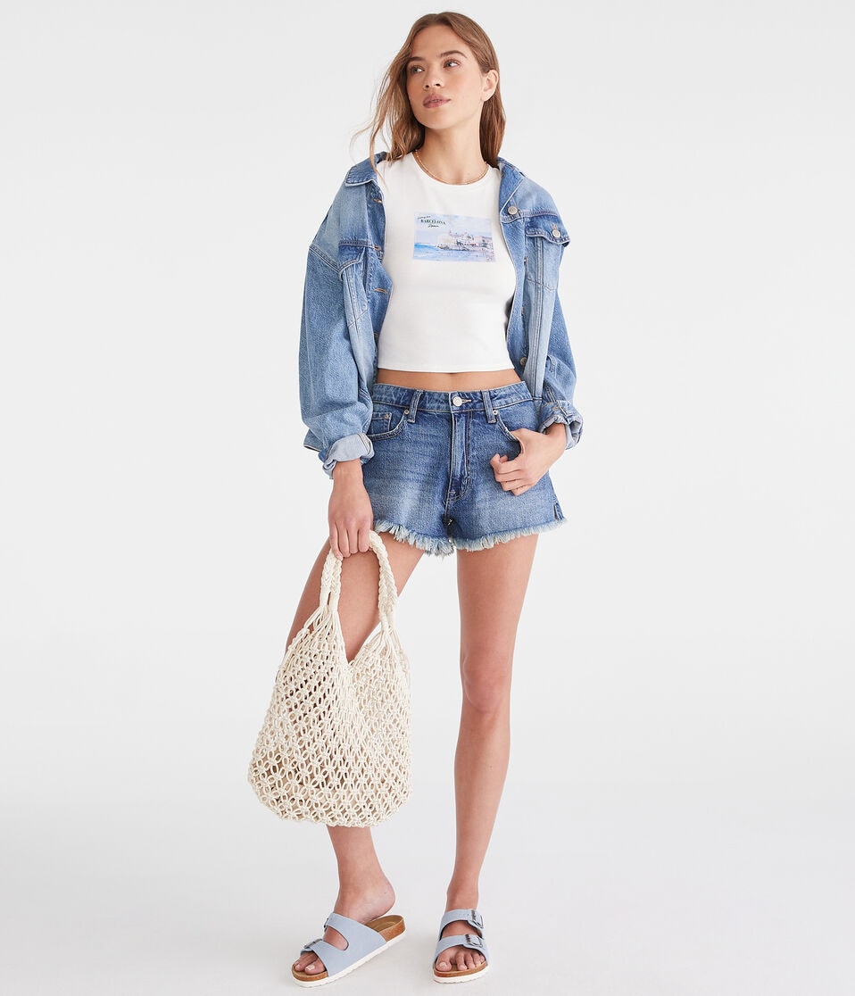 Seriously Soft Barcelona Postcard Baby Tee