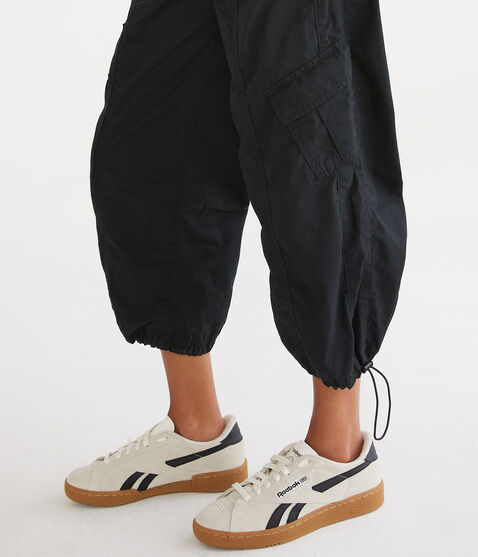 High-Rise Cropped Utility Cargo Pants High-Rise Cropped Utility Cargo Pants