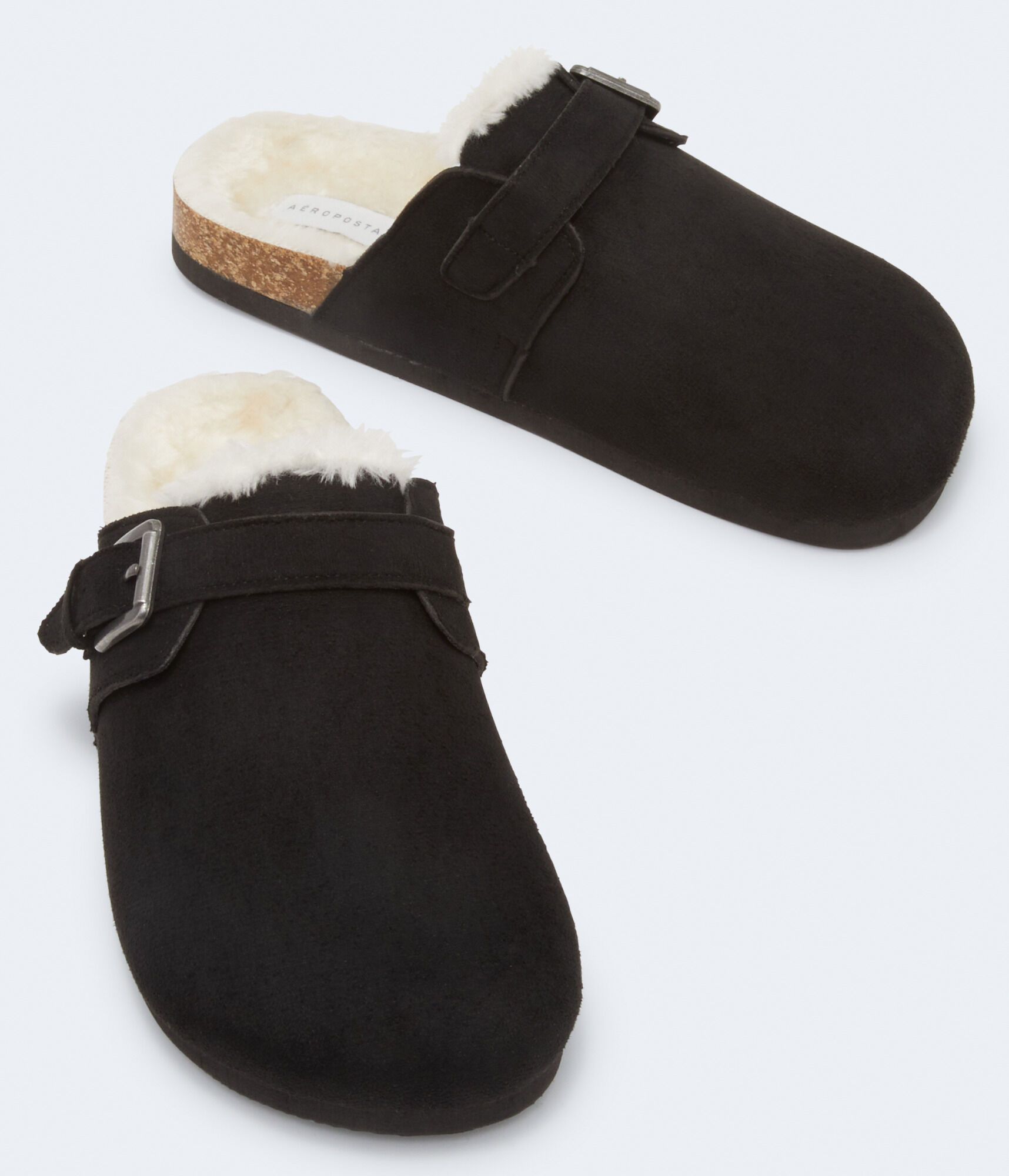 Faux Suede Cork Clog