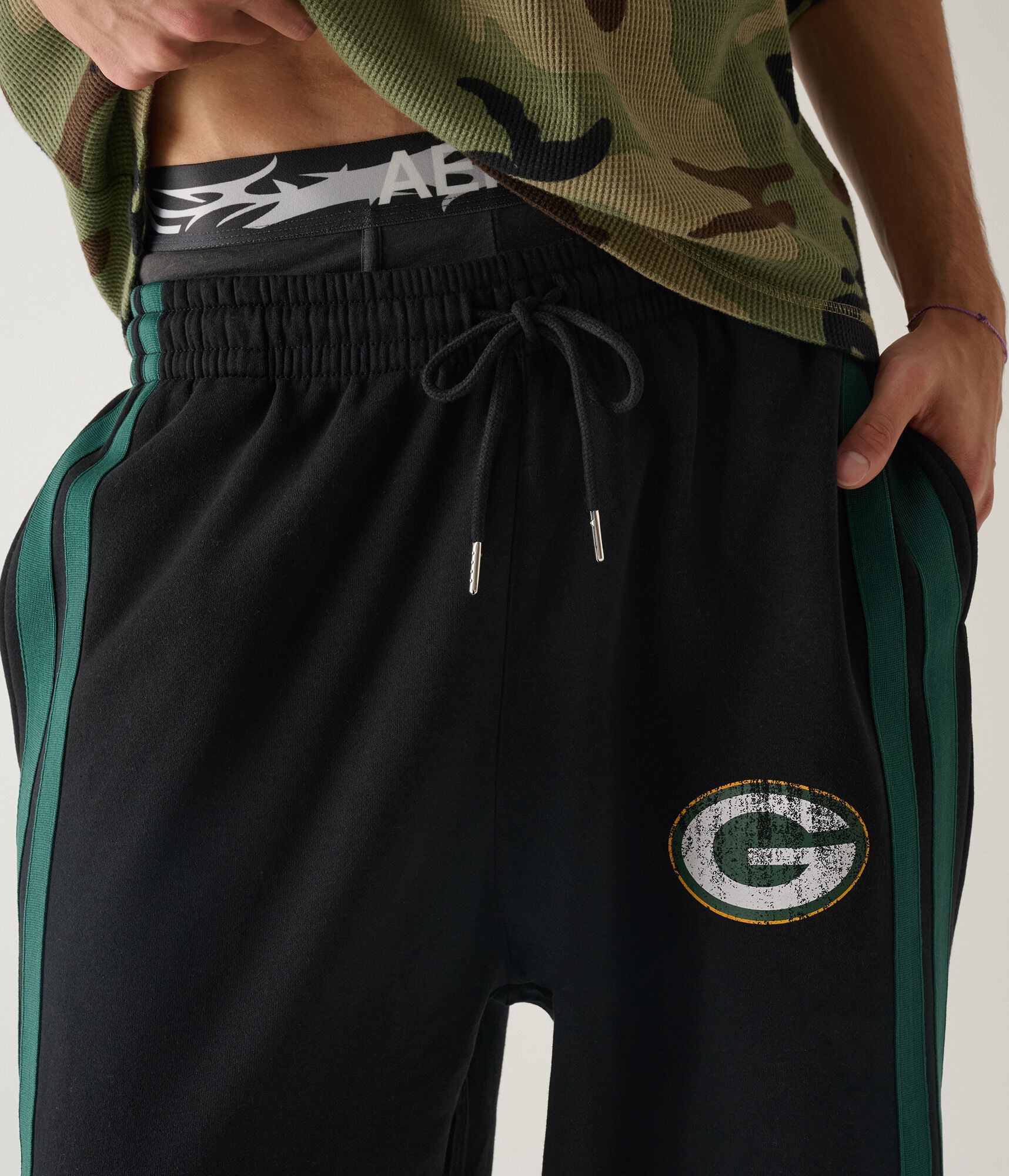 Green Bay Packers Baggy Fleece Track Pants