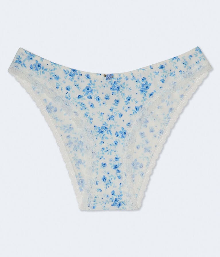 Floral High-Cut Cheeky