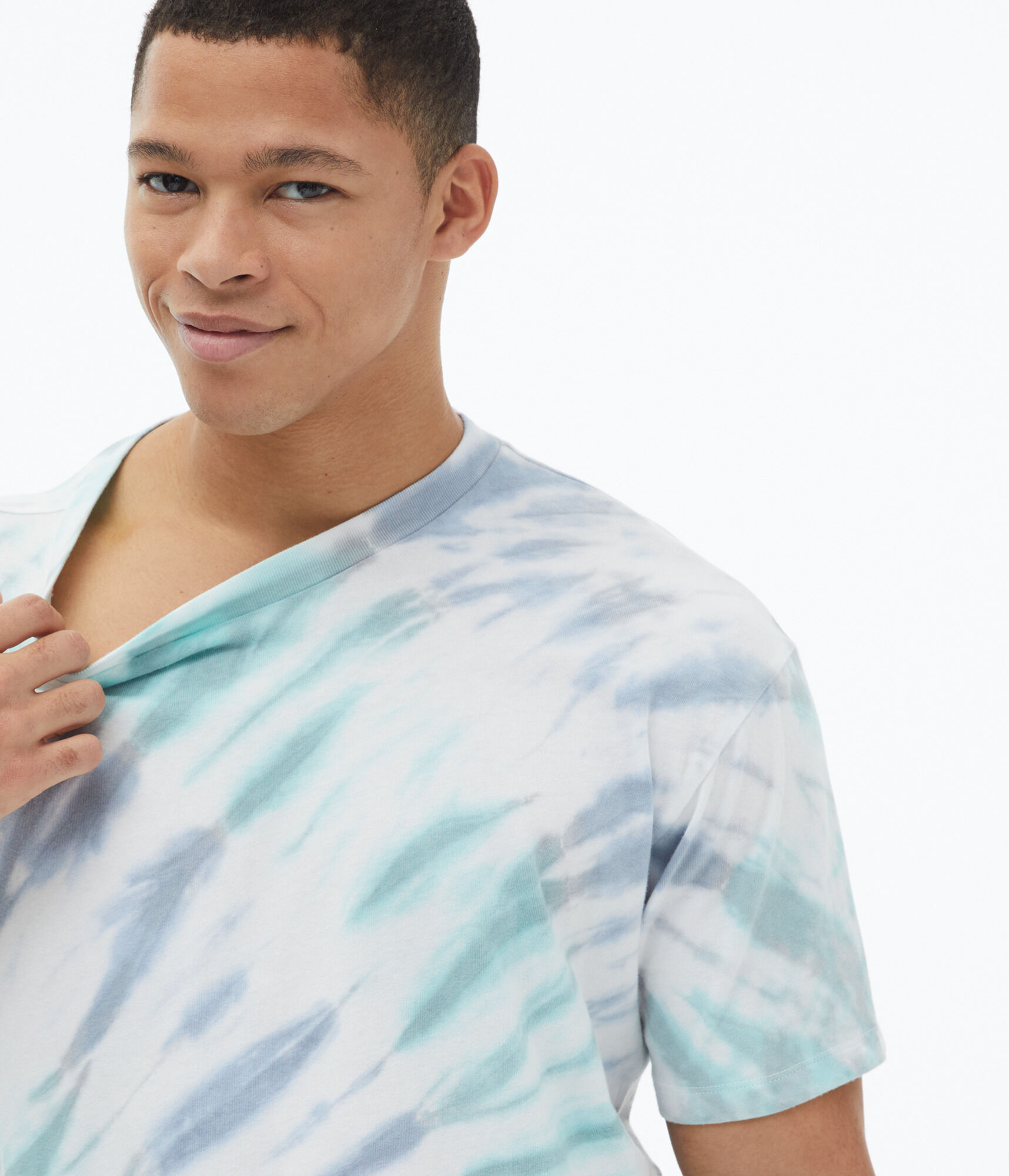 Tie-Dye Loose Fit Crew Tee