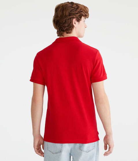 Tonal A87 Logo Piqué Polo Tonal A87 Logo Piqué Polo