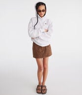 Leopard Star Oversized Pullover Hoodie