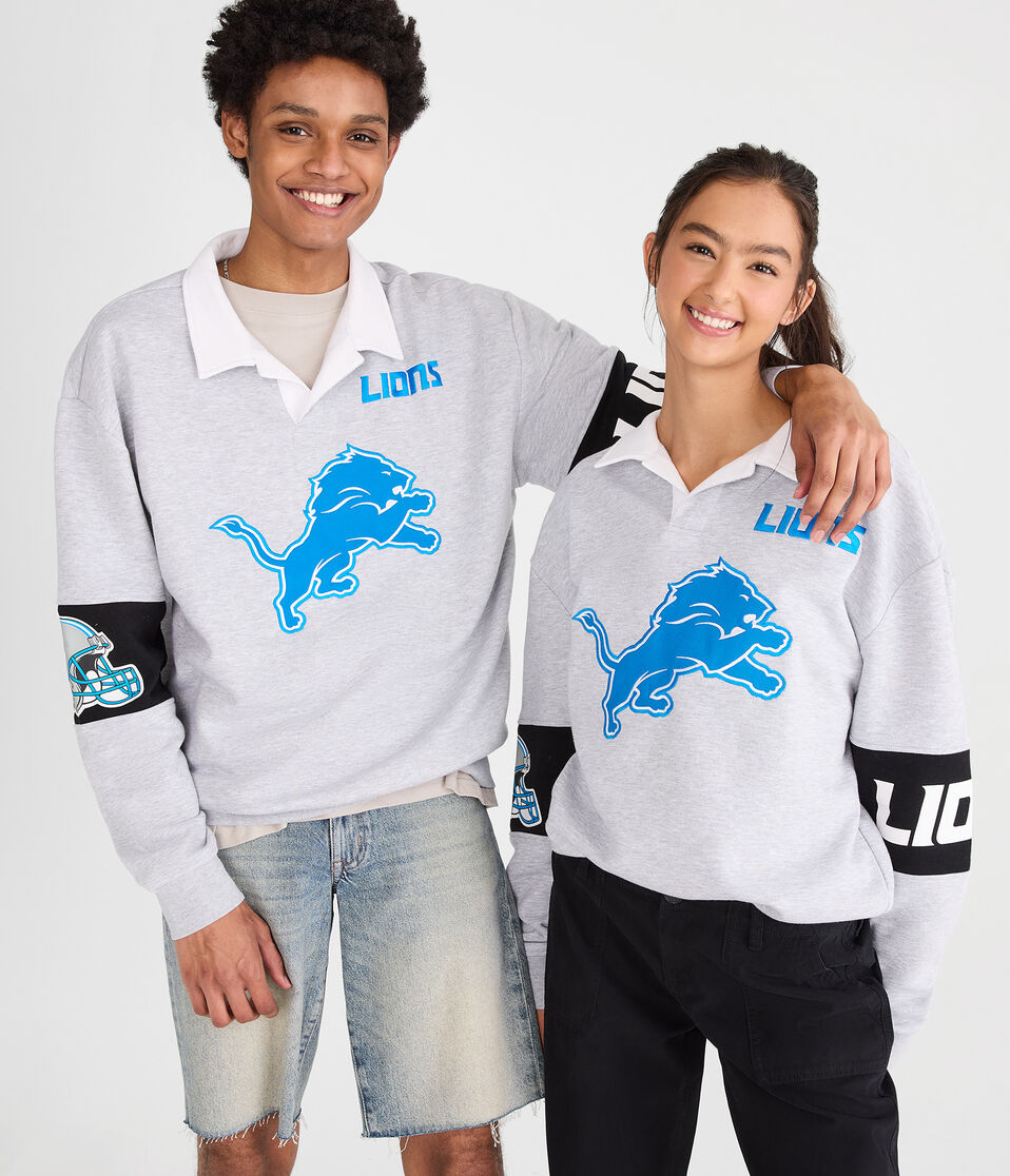 Detroit Lions Rugby Sweatshirt