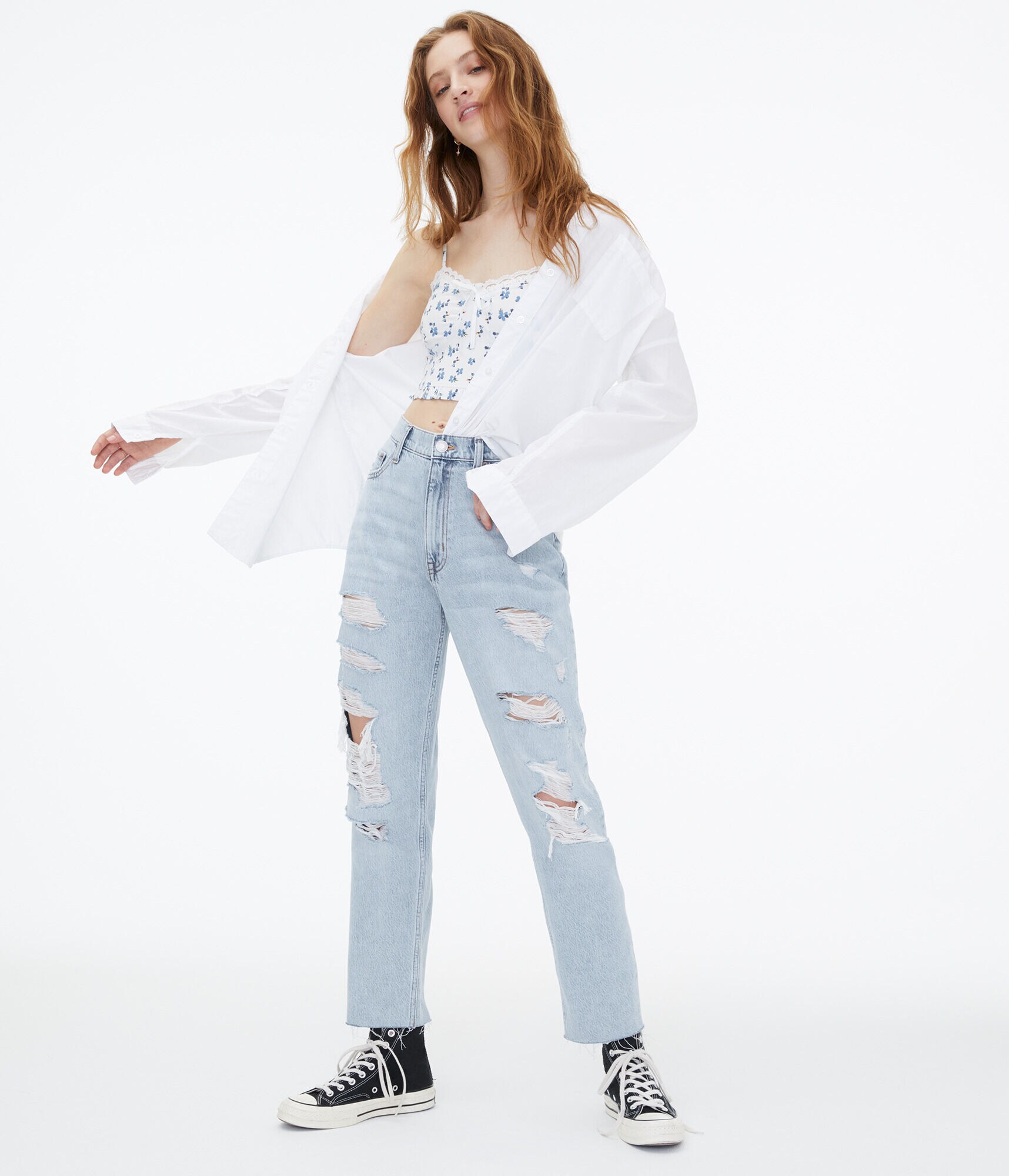 High-Rise Curvy Mom Jean