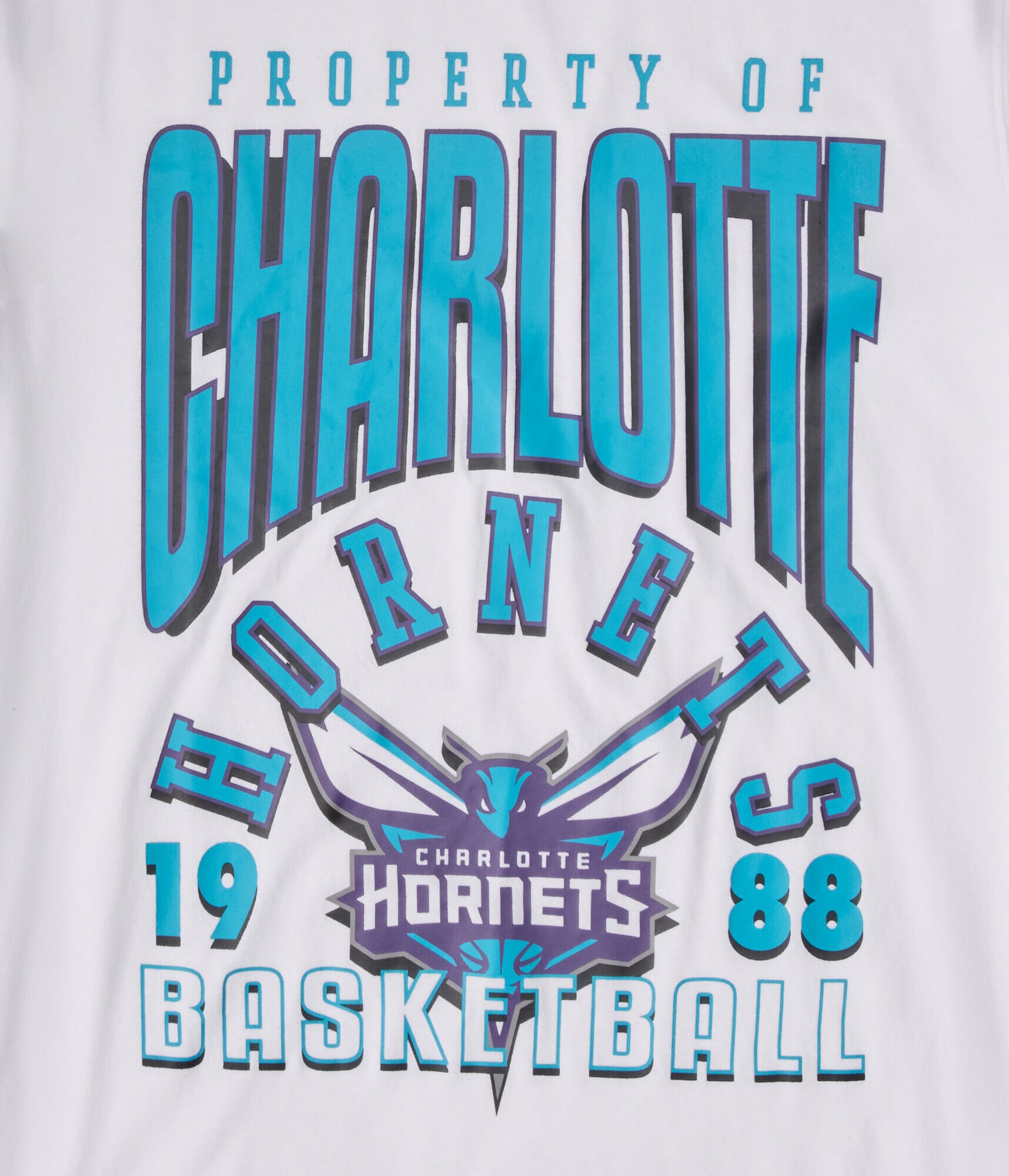 Property Of Charlotte Hornets Relaxed Graphic Tee