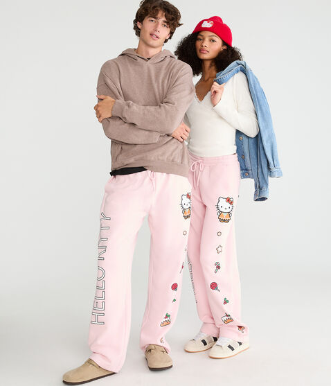Hello Kitty | Aero Gingerbread Straight Leg Sweatpants Hello Kitty | Aero Gingerbread Straight Leg Sweatpants