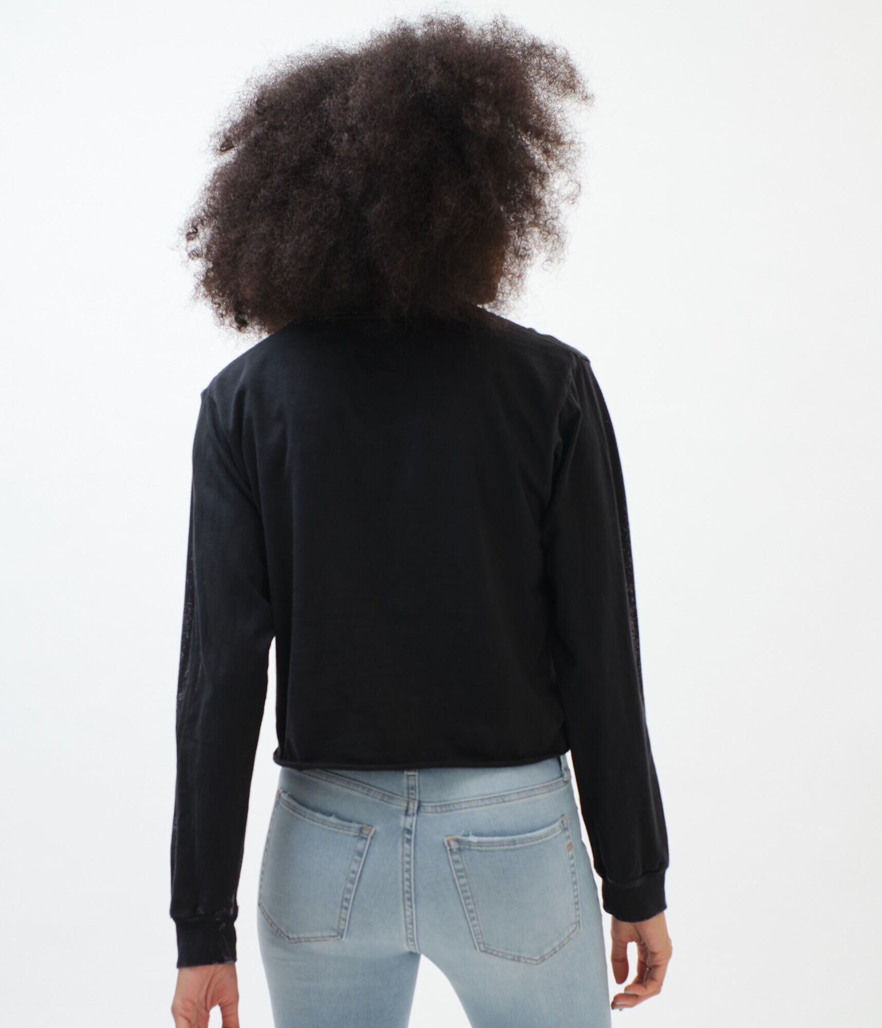 Long Sleeve Bowie Splatter Graphic Tee