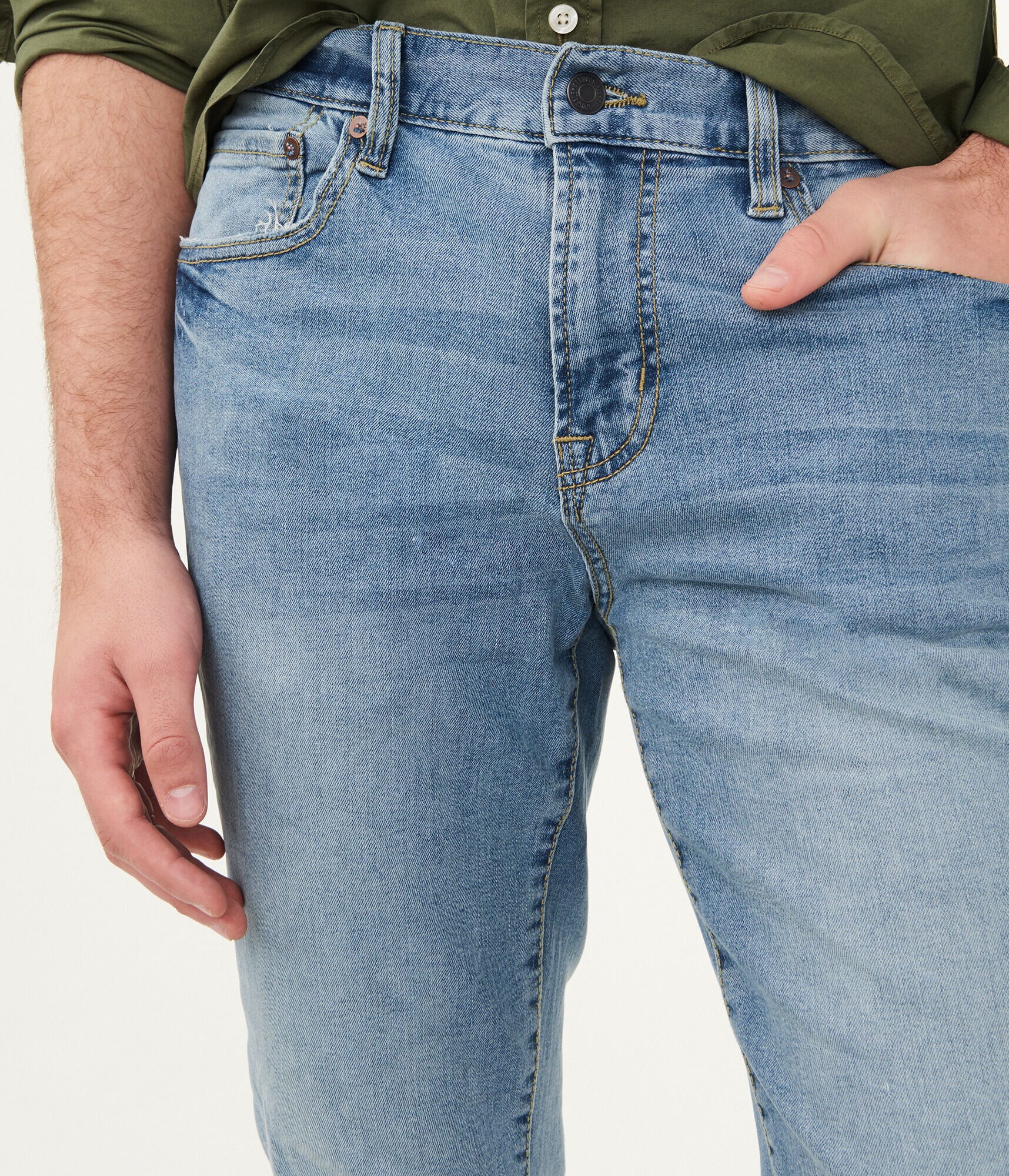 Slim Light Wash Stretch Jean