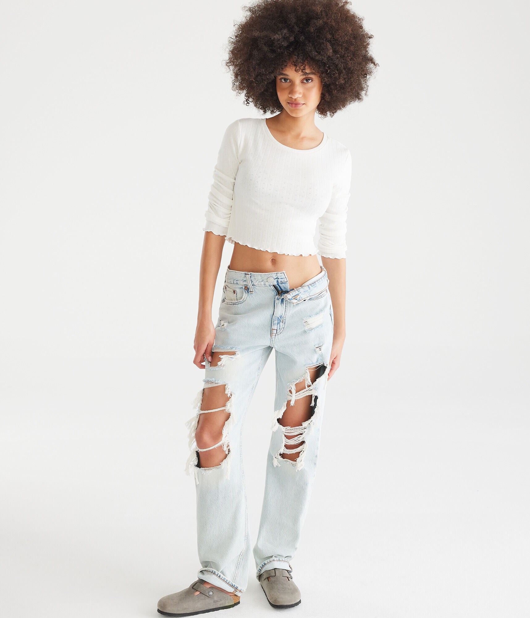 High-Rise Baggy Premium Air Jean