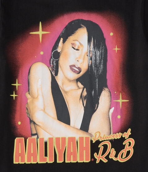 Aaliyah Princess of R&B Oversized Graphic Tee Aaliyah Princess of R&B Oversized Graphic Tee