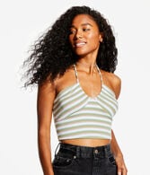 Striped Multiway Crop Top