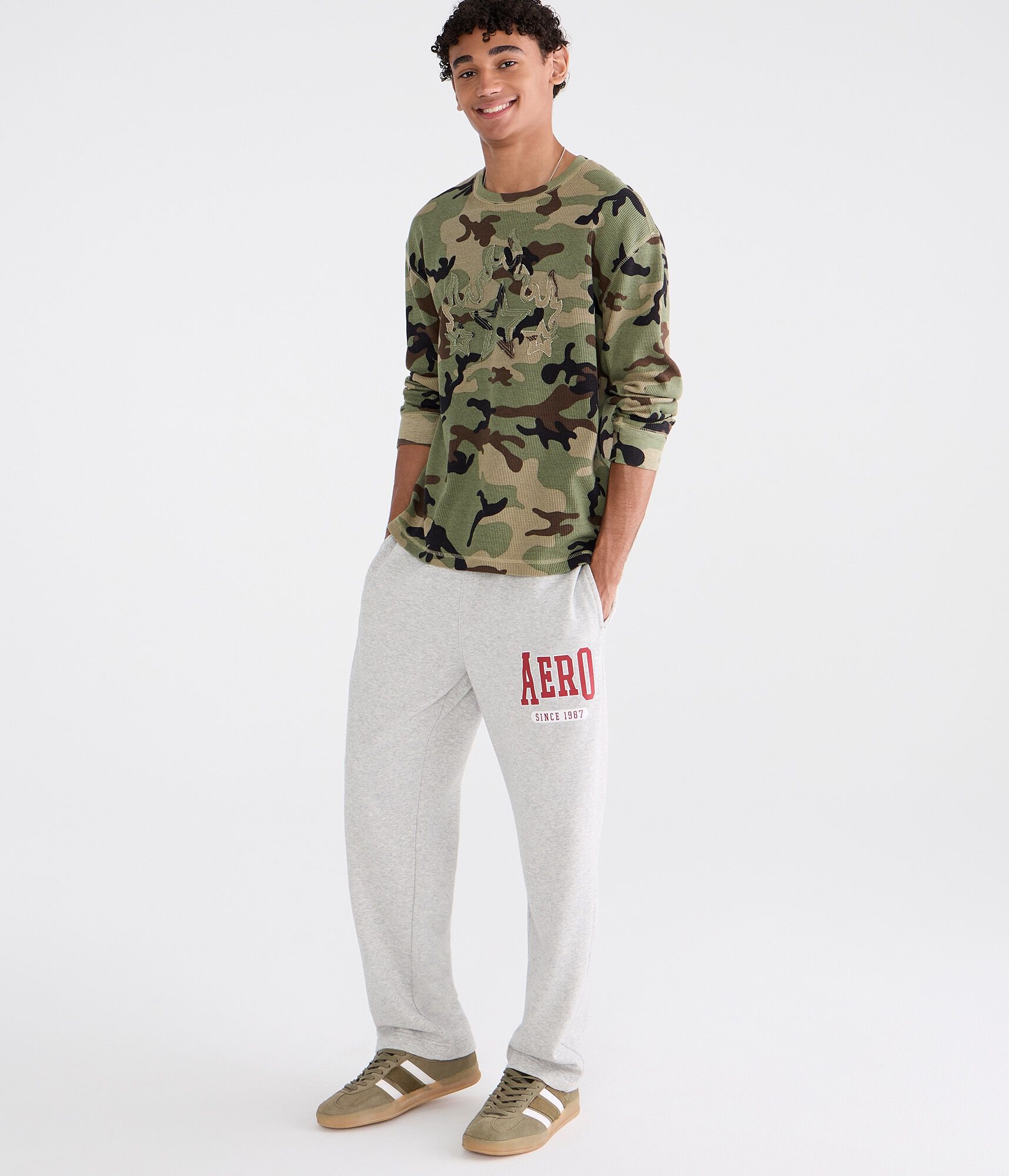 Aero Since 1987 Straight Leg Sweatpants