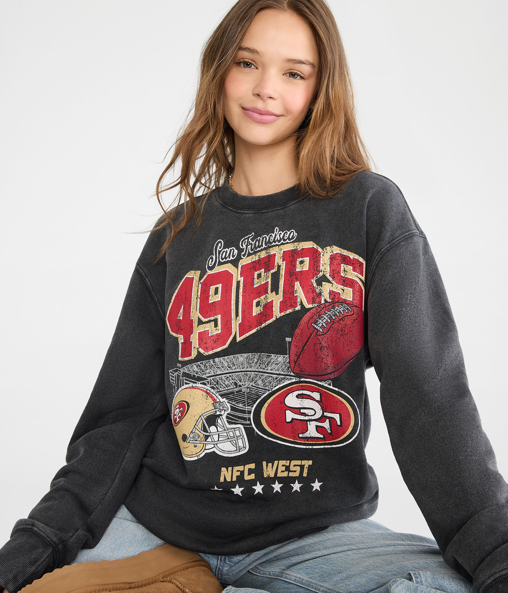 San Francisco 49ers Stadium Crew Sweatshirt
