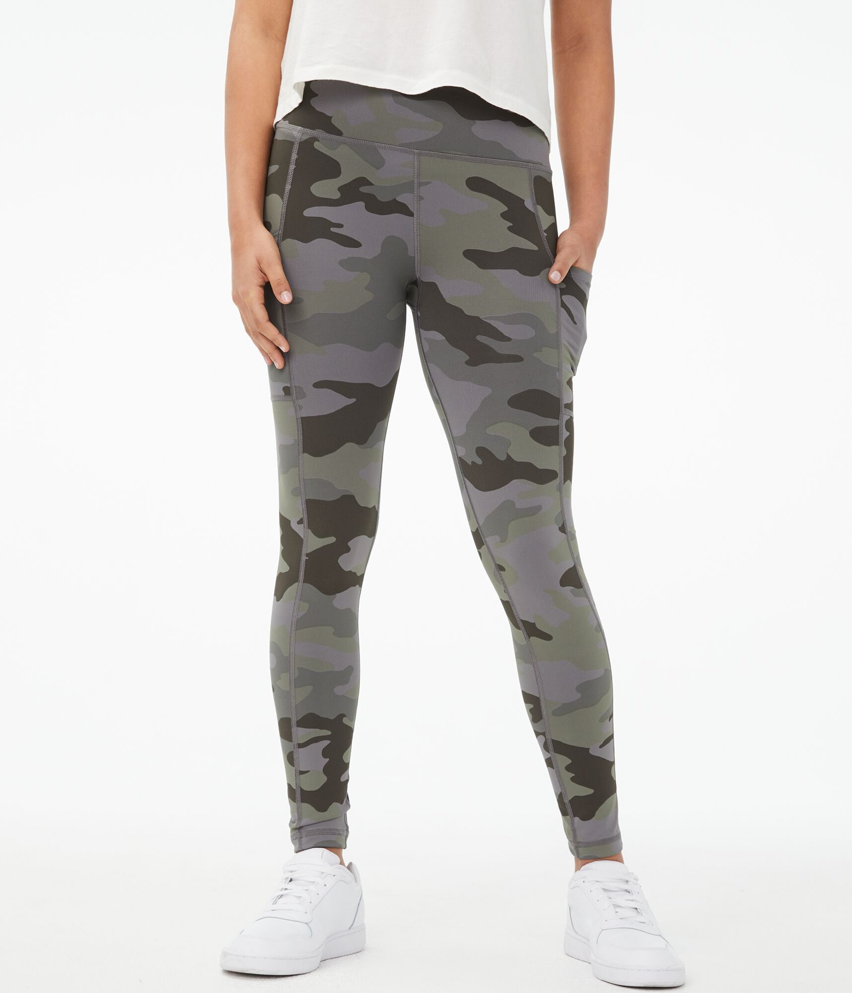 Camo Pocket Ankle Leggings