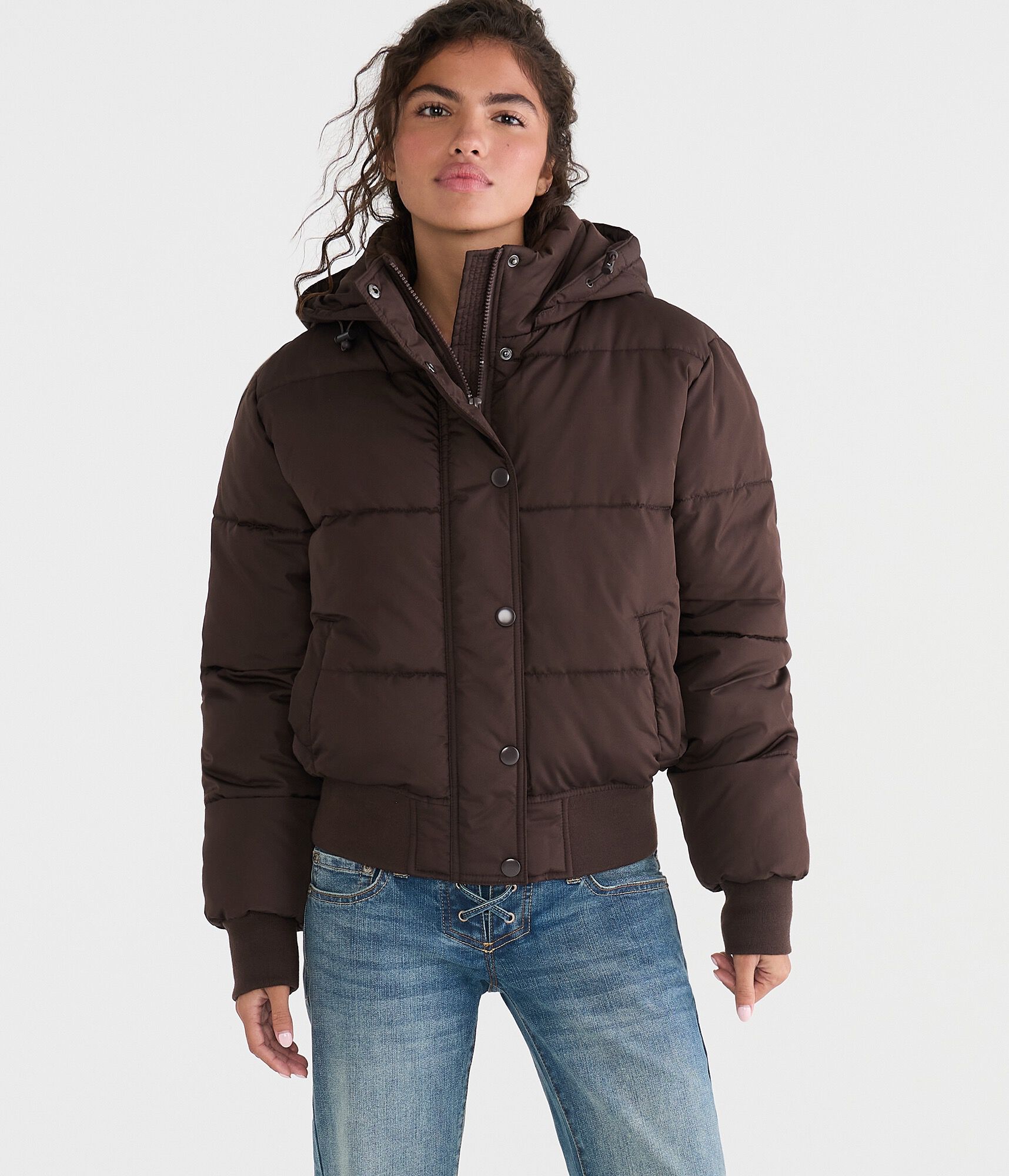 Midweight Hooded Puffer Jacket