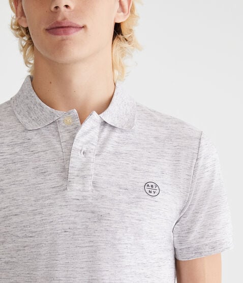 A87NY Stretch Piqué Polo