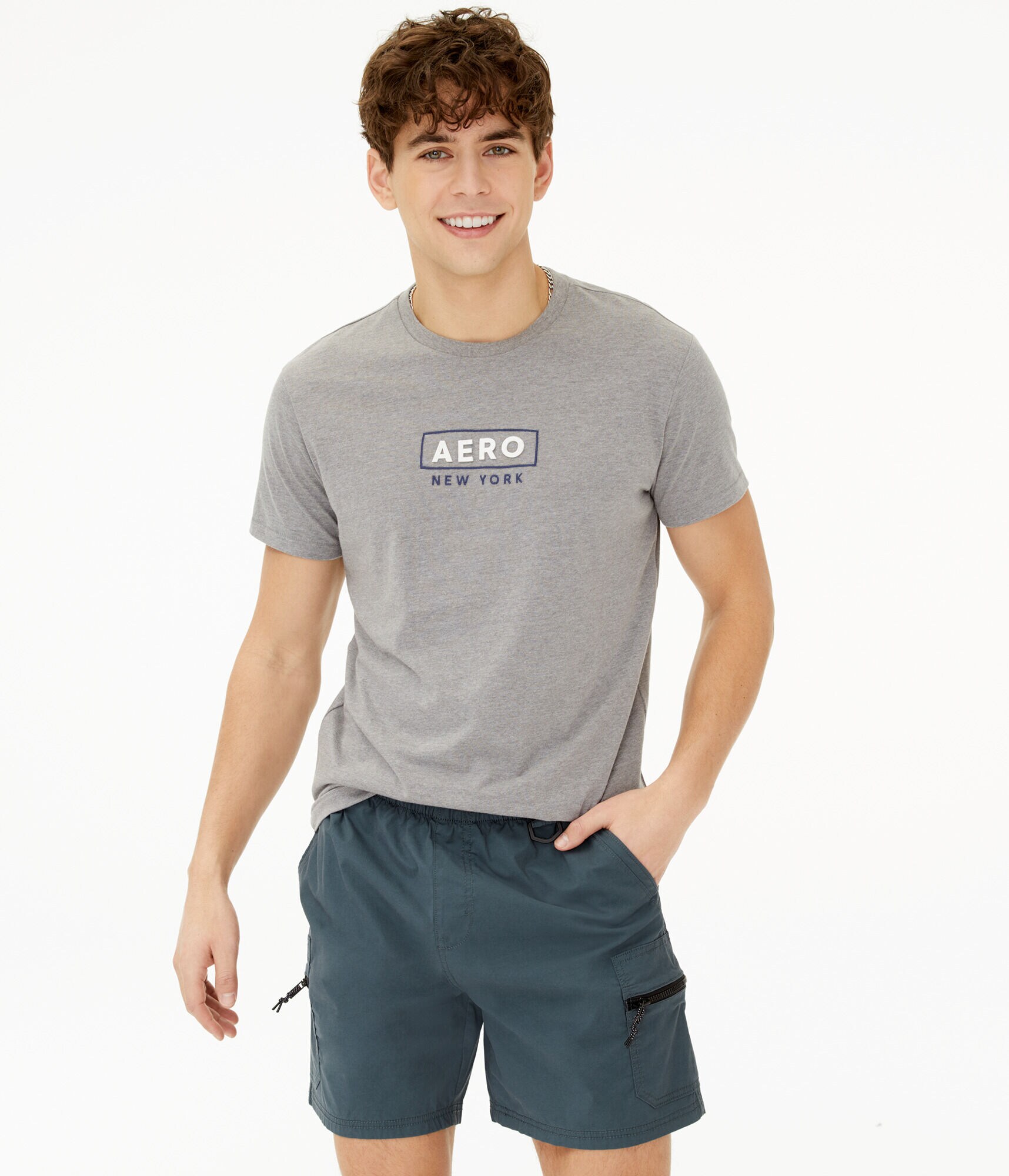 Aero Box Outline Appliqu&eacute; Graphic Tee