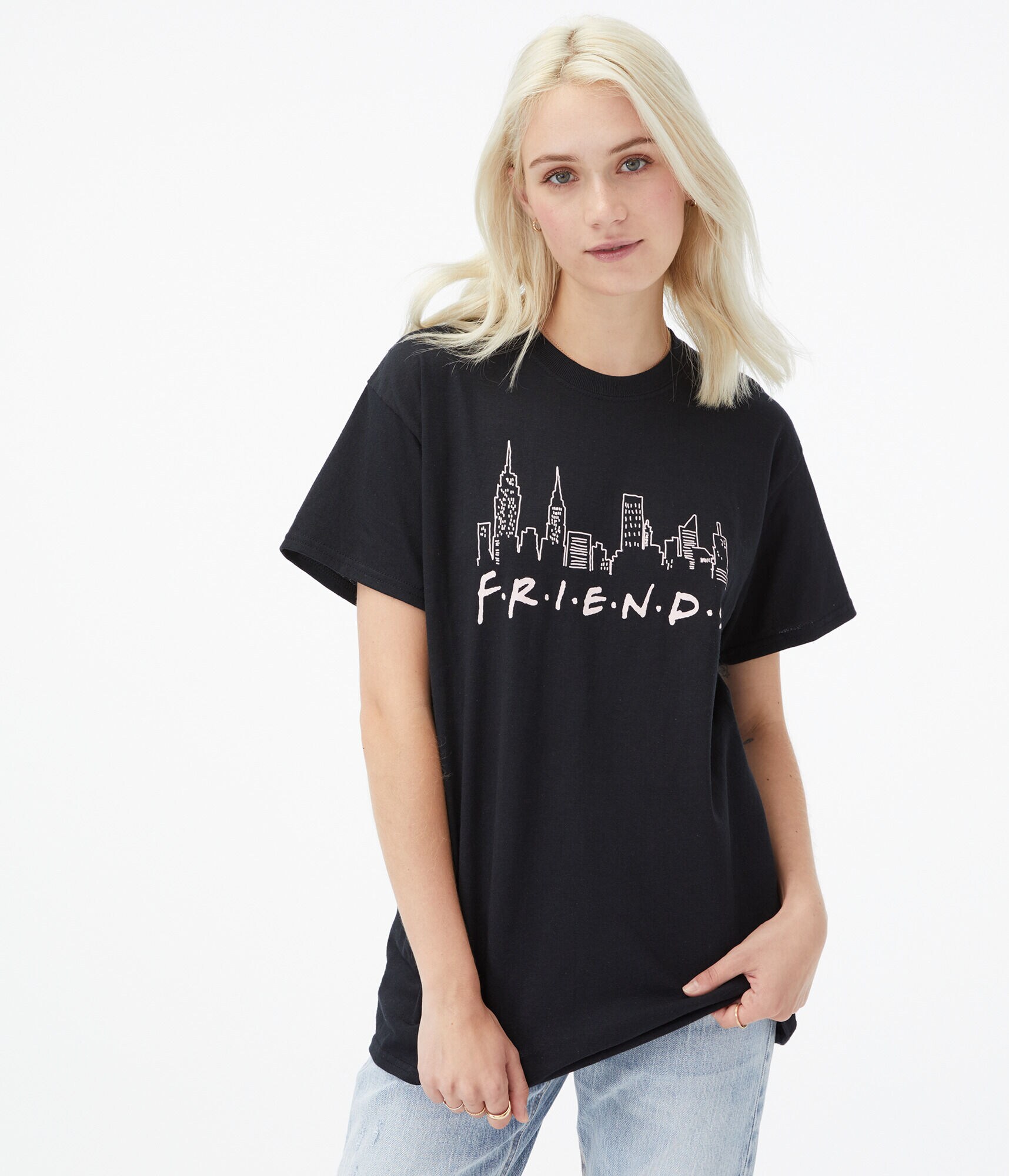 Friends Skyline Boyfriend Graphic Tee