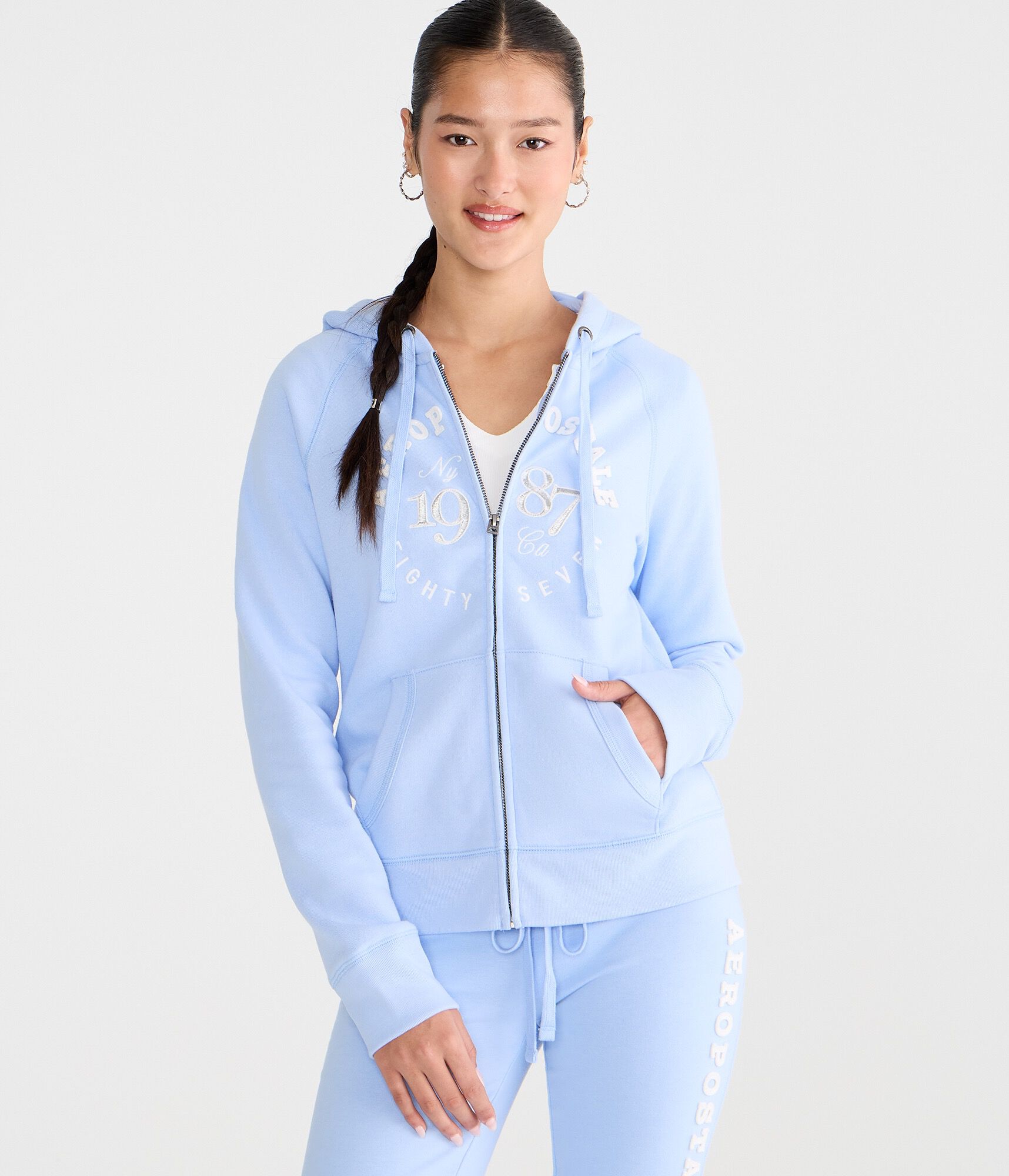 Aeropostale 1987 Full-Zip Hoodie