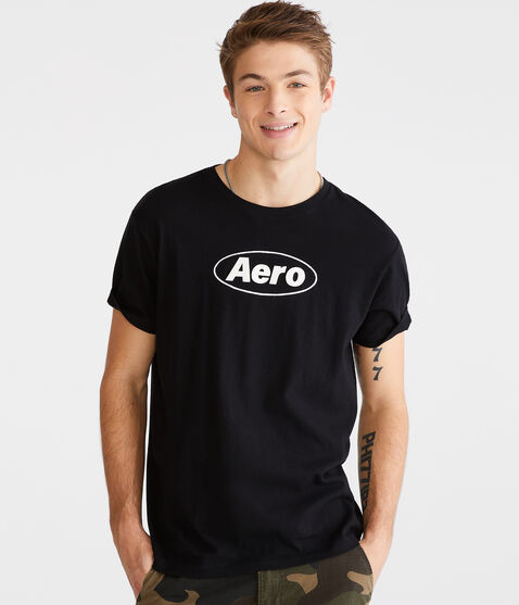 Aero Oval Appliqué Graphic Tee