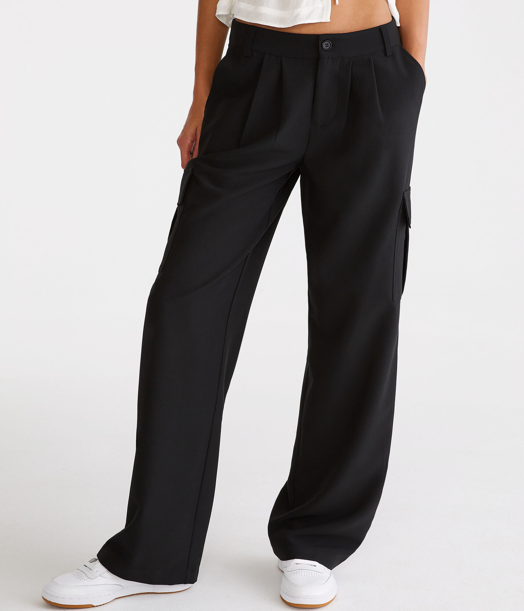 Low-Rise Cargo Trousers
