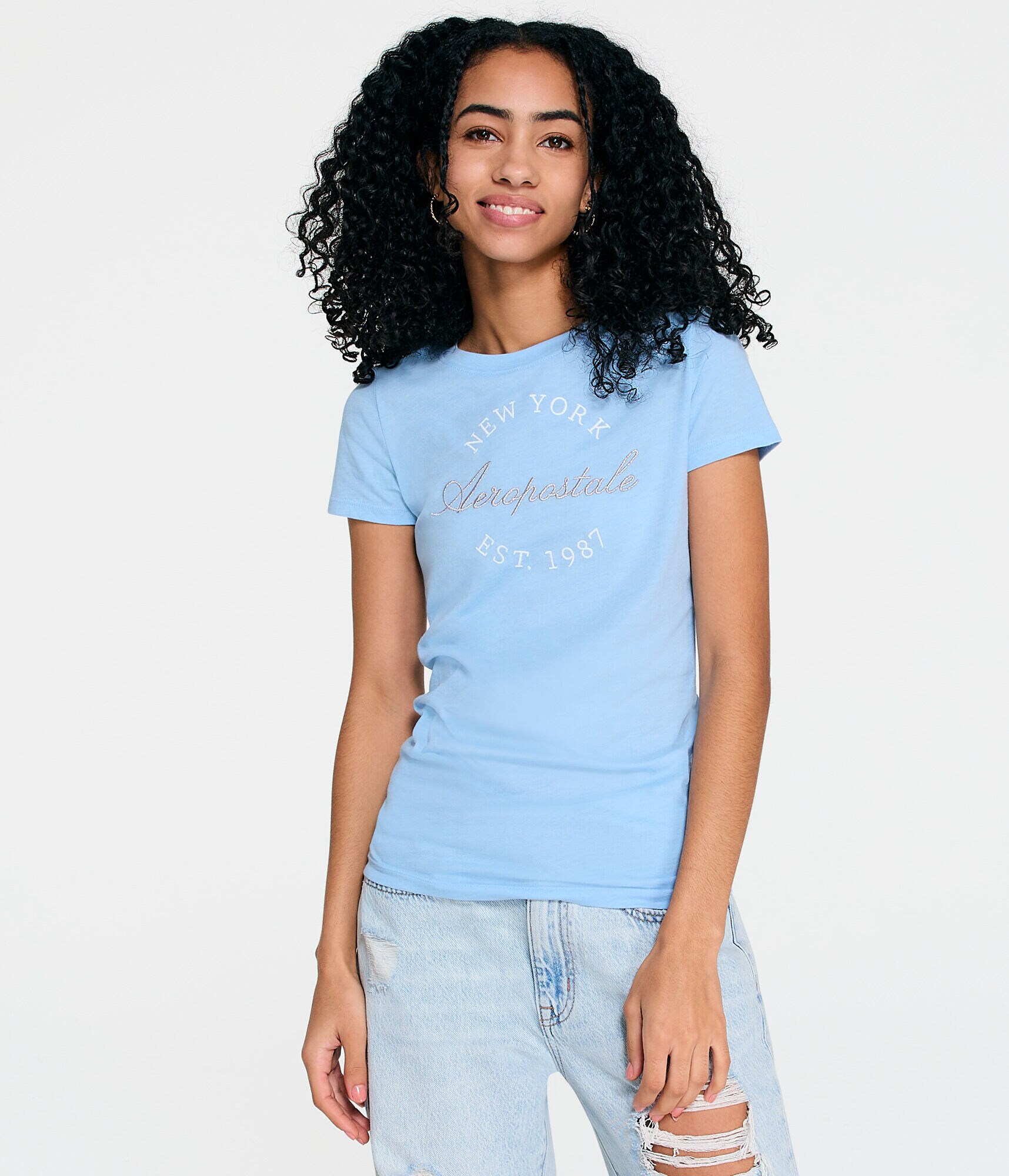 Aeropostale New York Circle Graphic Tee