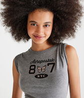 Aeropostale 87 Butterfly Foil Graphic Tee