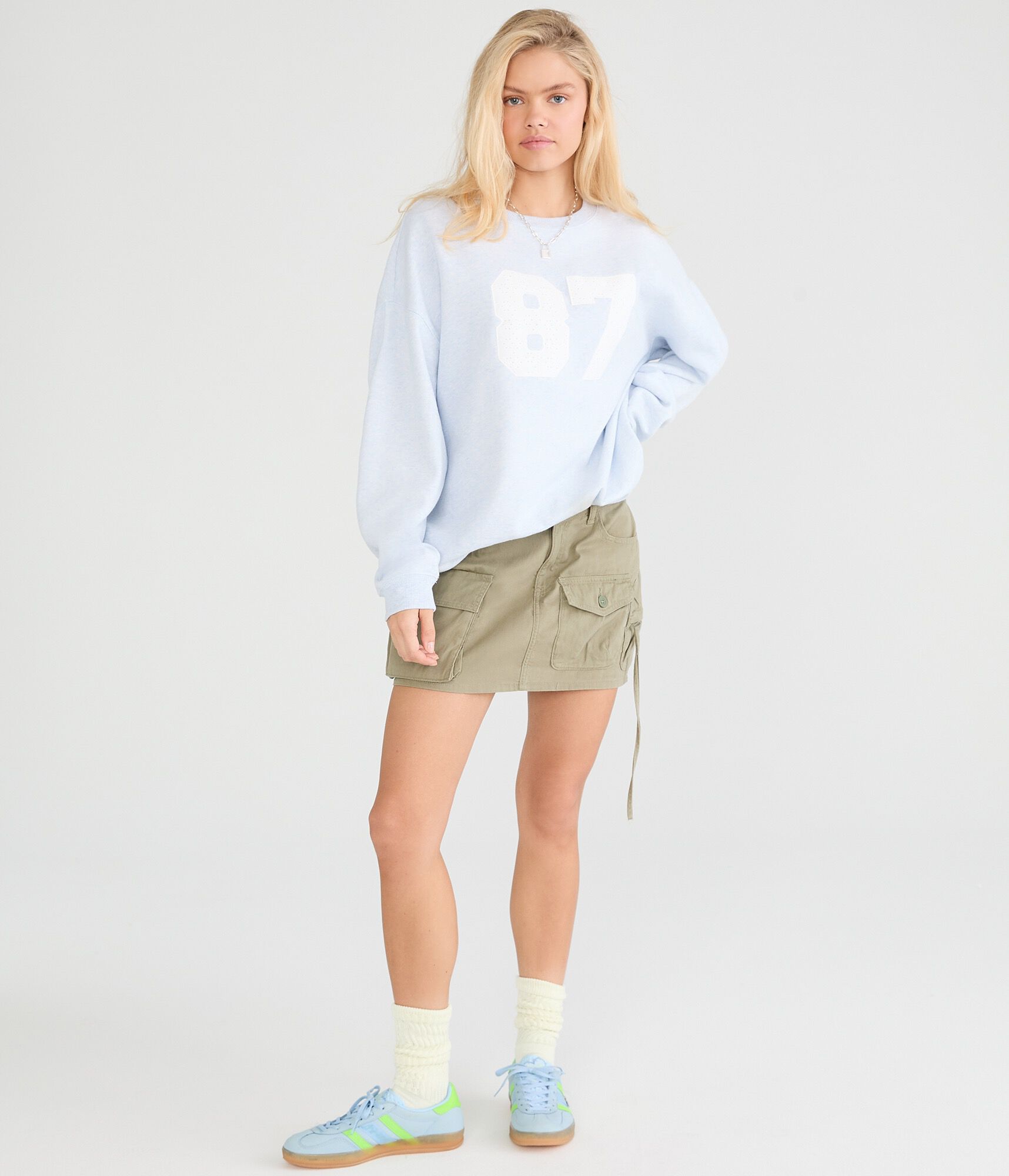 Cloud Soft Eyelet 87 Crew Sweatshirt