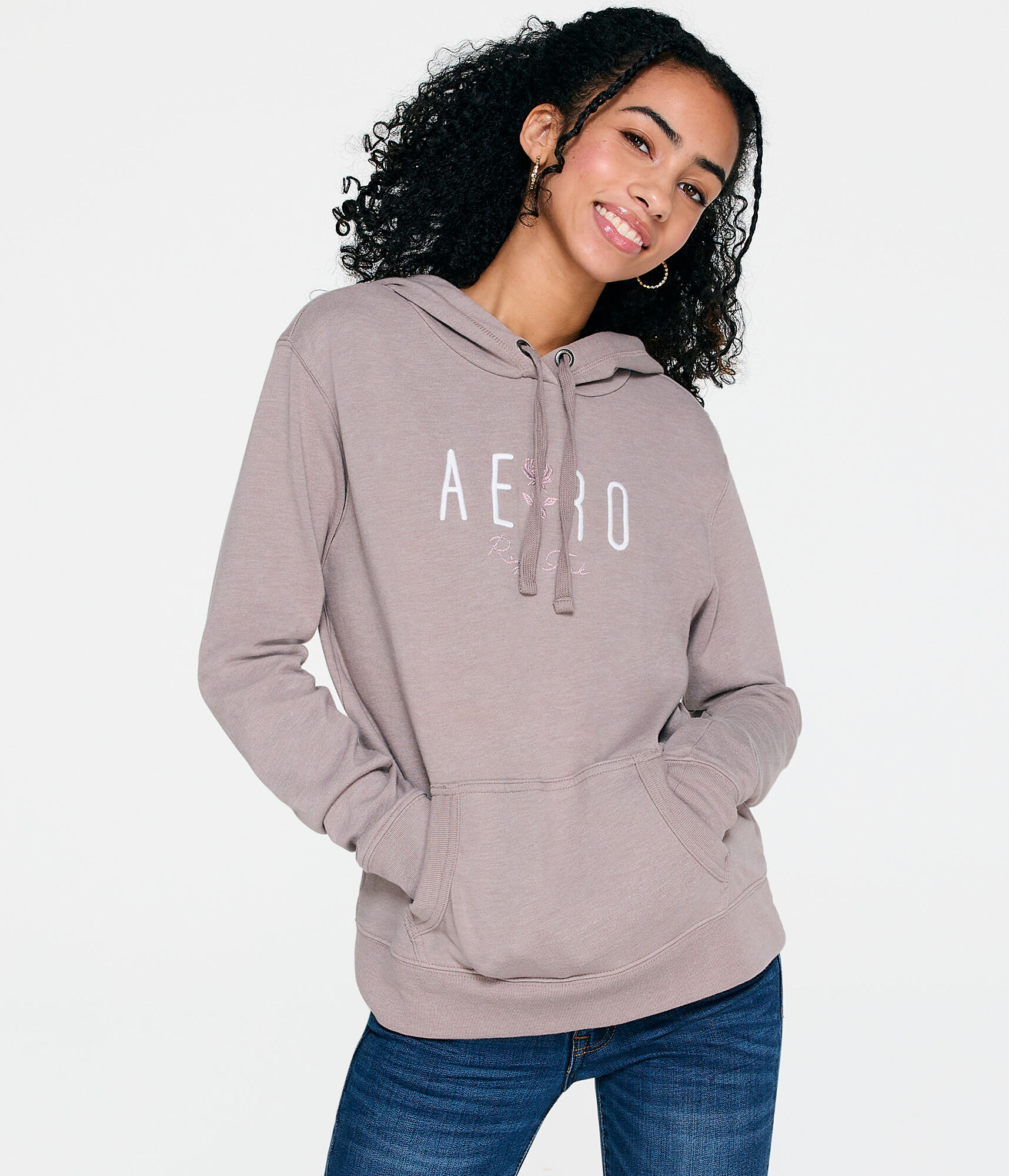 Aero Rose Pullover Hoodie