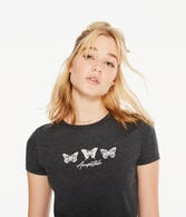 Aeropostale Butterfly Trio Graphic Tee