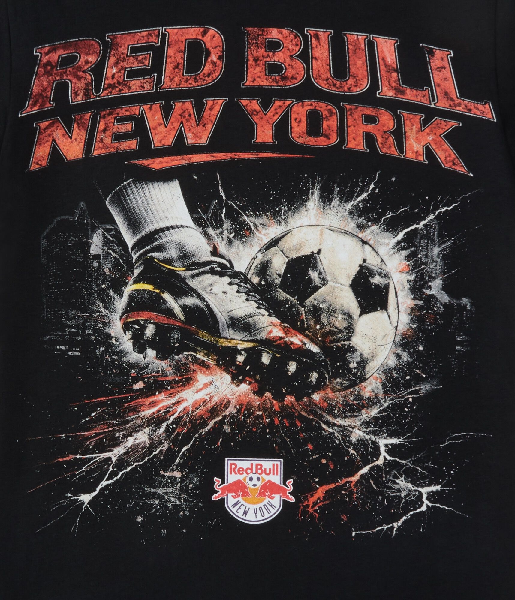 Red Bull New York Soccer Cleat Relaxed Graphic Tee