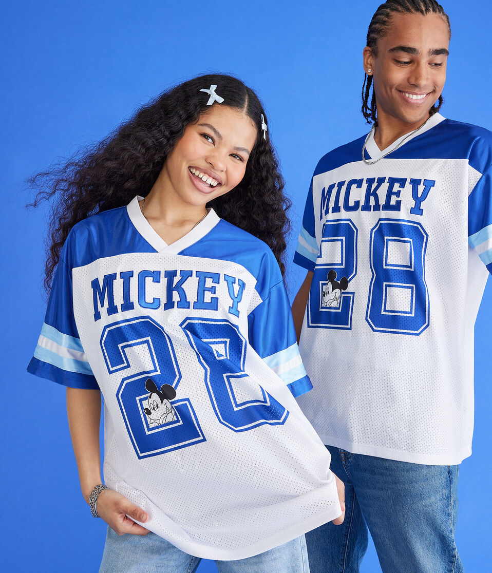 Mickey & Friends | Aero Mickey Mouse 28 V-Neck Mesh Top