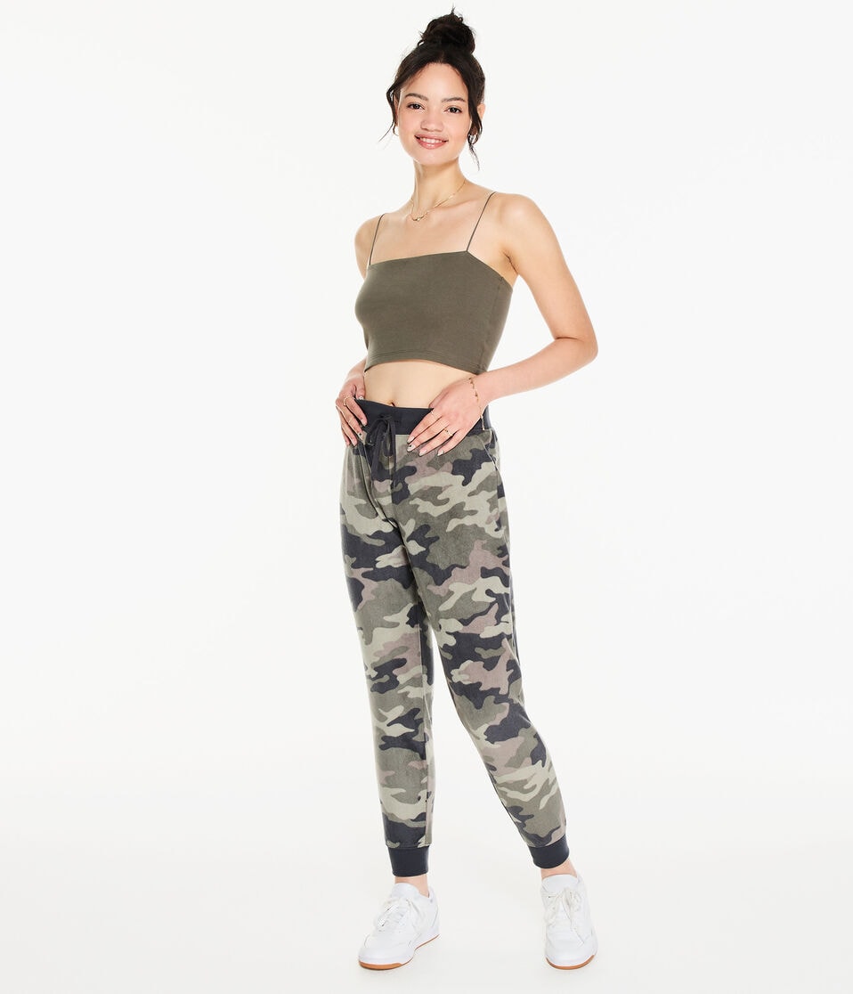 Camo Polyfleece Joggers